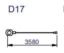 Body-Solid DLEC-SF - Kabel D17