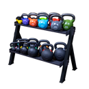 Body-Solid 2-stufiger Hantel- & Kettlebellständer - GDKR100B