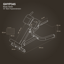 Body-Solid 45°-Rückenstrecker - GHYP345B