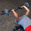 Body-Solid Olympische Curl-Hantelstange mit dickem Griff - OB48FB