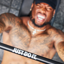Nike Coated Premium Langhantel 20kg - "Just Do It"