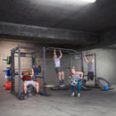 Pro Clubline Commercial Extended Double Power Rack Paket - SPR1000DBBACK